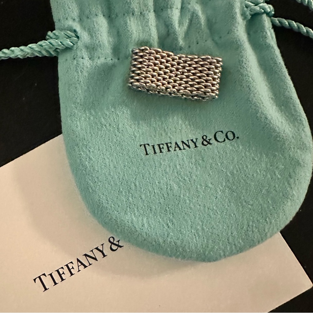 Tiffany & Co Somerset Ring Mesh Weave fits size 5